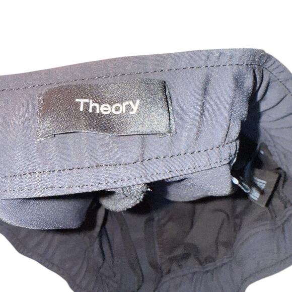 Theory Sz 34 Curtis Drawstring Precision Ponte Pants Business Casual Golf Preppy - Picture 5 of 14
